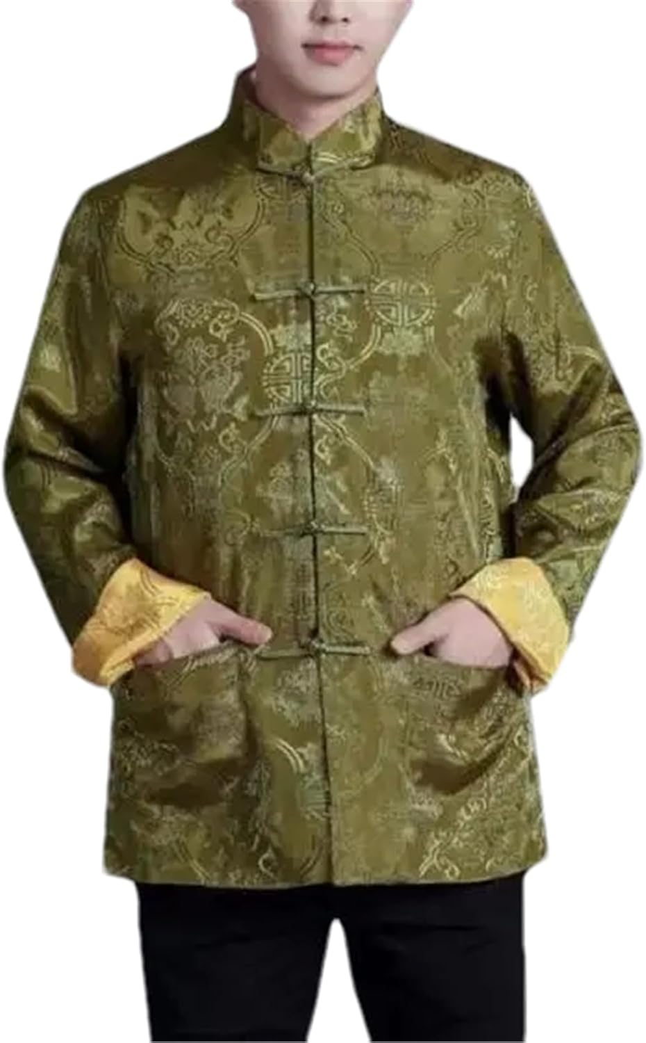 Men Chinese Dragon Shirt Kung Fu Coats China Year Tang Suit Traditional Clothing For Men Jackets Hanfu Men Clothing