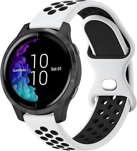 Meliya Bandas compatibles con Garmin Venu 2 Plus, Venu Sq, Venu y Vivoactive 3, correa de repuesto deportiva de silicona suave para Garmin Vivomove