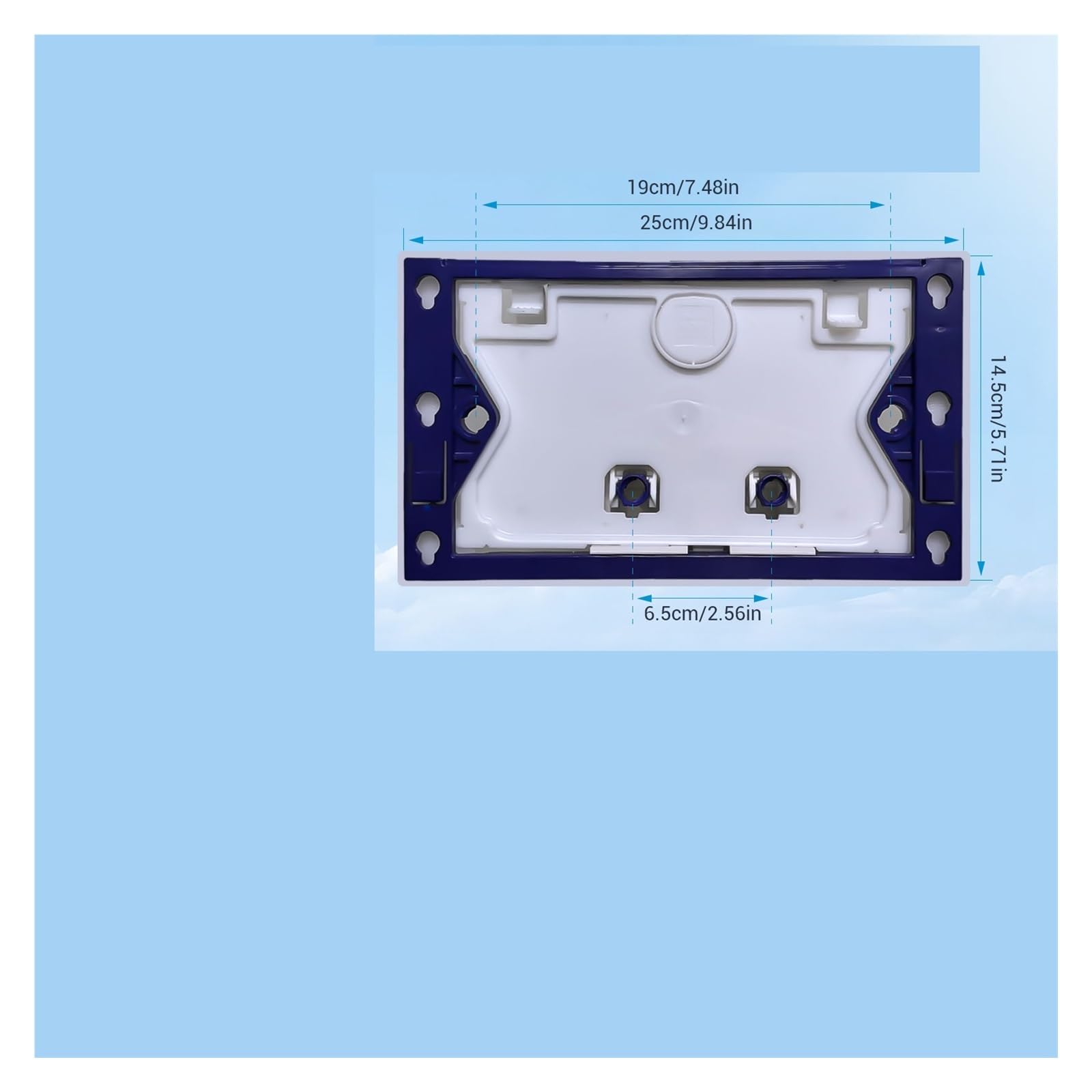 Pieza De Cisterna Empotrada En La Pared Con Panel De Descarga Doble | Descarga doble, cisterna empotrada, tanque empotrado, placa de empuje, bañera, modernización, ajuste a presión