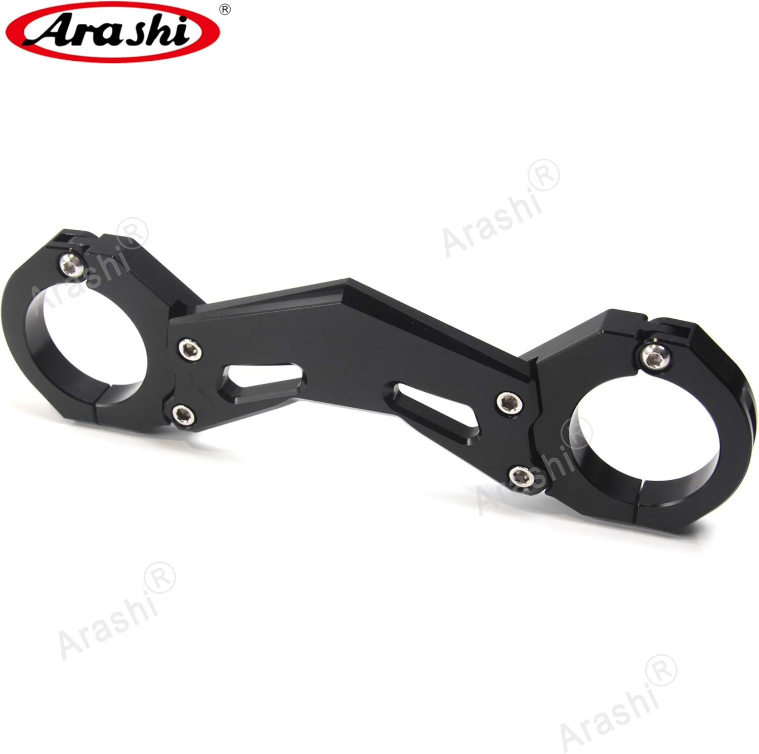 Arashi Front Fork Brace Clamp Bracket for Kawasaki Z900 2017-2020, Motorcycle Accessories Parts Black