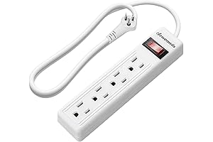 DEWENWILS Short Cord Power Strip 2 FT
