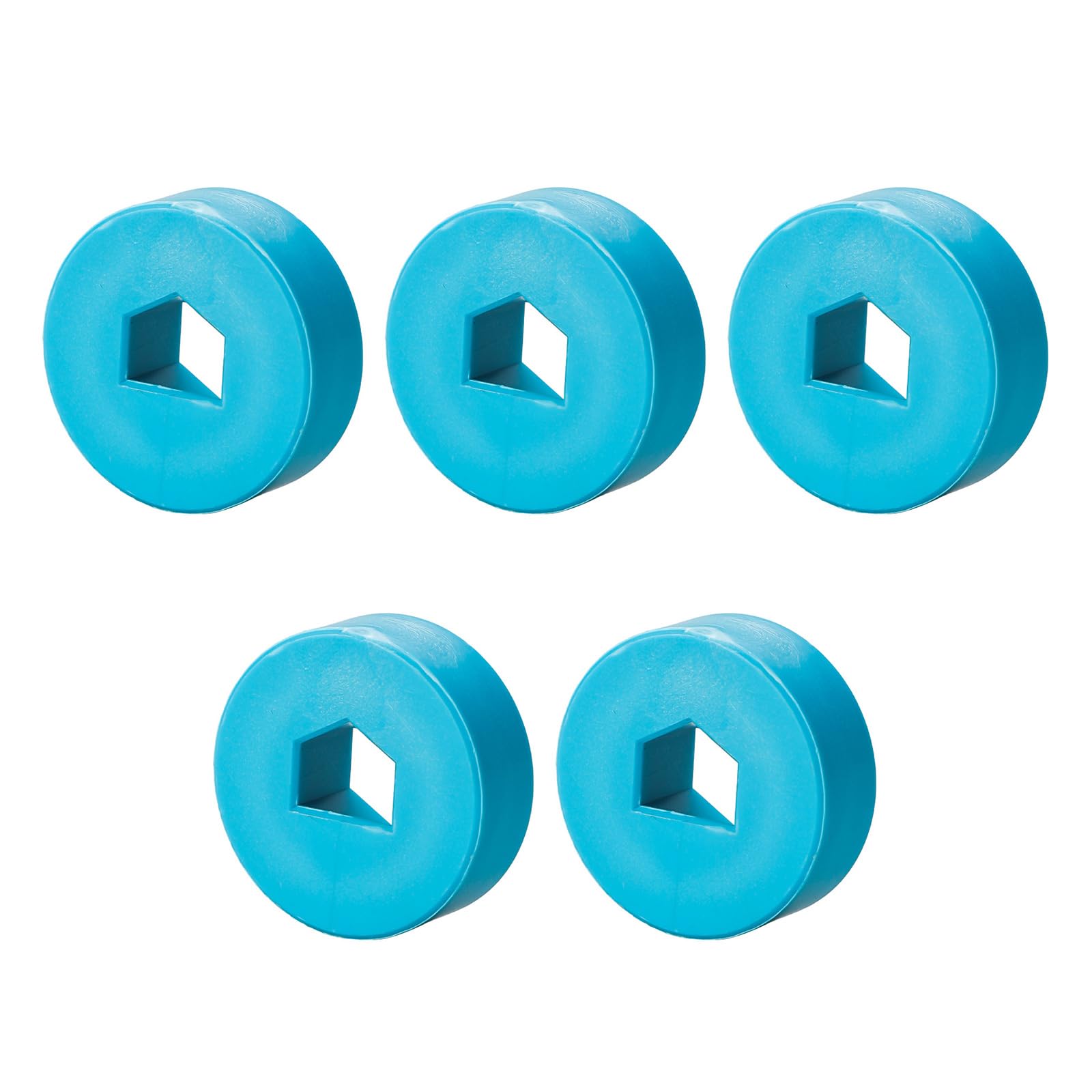 Kalttoy Multicolor 5Pcs Locking Hinge Hole Spacers, Adjustable Furniture Plug Inserts With Hollow Design For Cabinet Door Alignment Hollow Hinge Hole Spacers