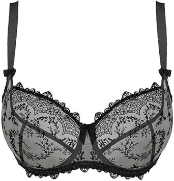 Empreinte Women's 08184 Louise Lace Underwire Low Neck Bra