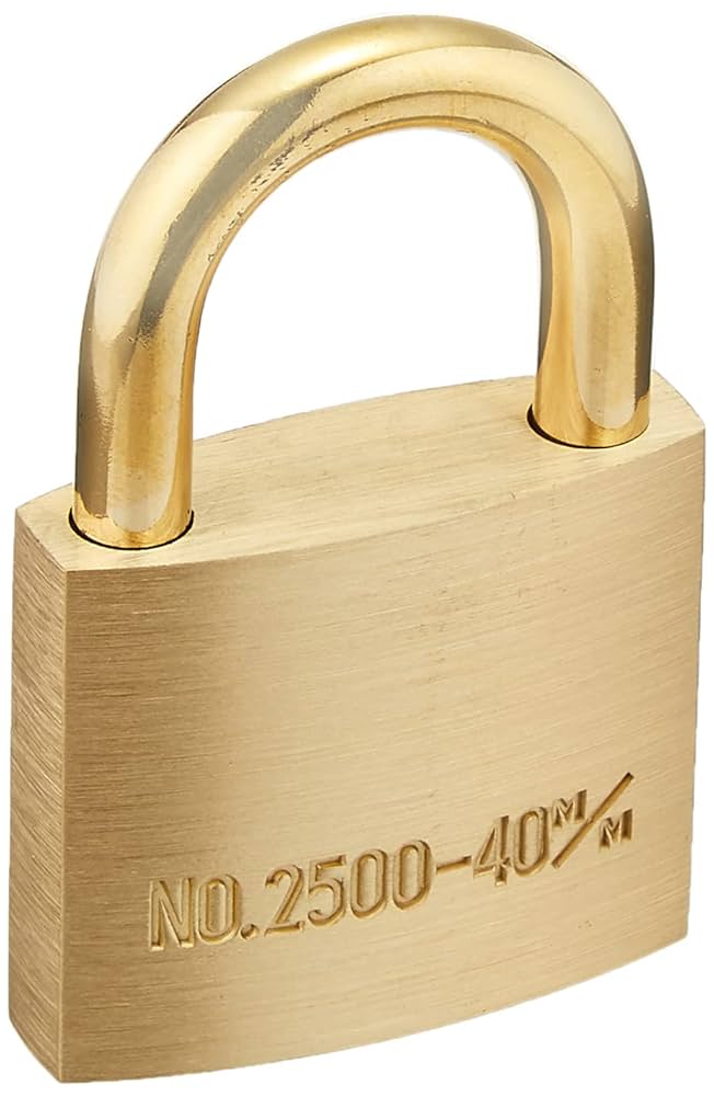 [1409]南京錠　SOL製　No.2500　100㎜ 2500SD-30 SOL シリンダー南京錠 No.2500 (同一鍵) SOL HARD