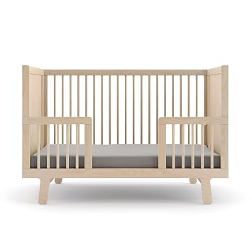 OEUF Sparrow Toddler Bed Conversion Kit Birch | Converts Sparrow Crib to Toddler Bed | GREENGUARD Gold Certified | Non-Toxic Finish | Made in Europe