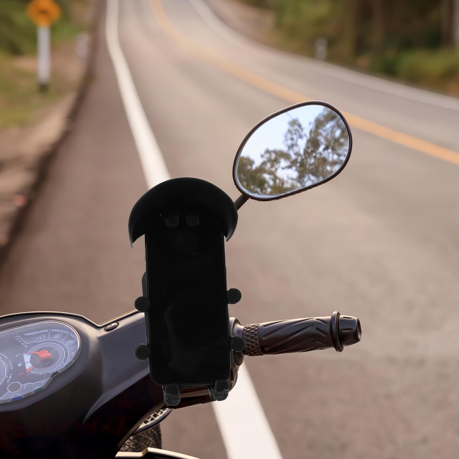 Ipetboom Supporto per Telefono per Mountain Bike e Biciclette da Strada con Navigatore e Antivibrazione Base per Manubrio e Biciclette Compatibile con Dispositivi Cellulari