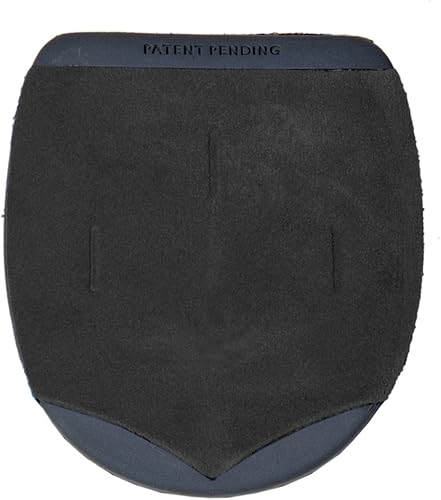 KR Strikeforce y Hammer Tacón de cuero negro #7- Zapato derecho o izquierdo