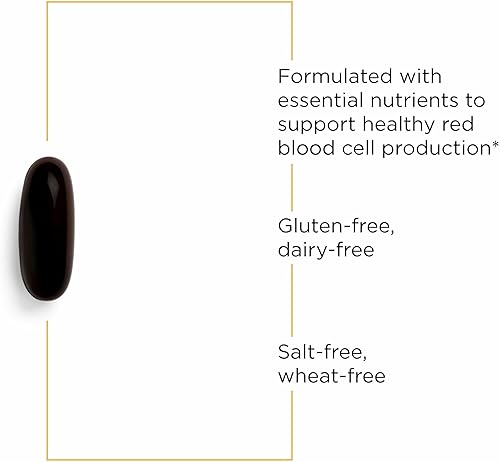 Miniatura 3 de Integrative Therapeutics Iron Complex - Wellness & Energy Support with Vitamins C & B12* - Includes Folate - Gluten-Free & Dairy-Free - 90 Softgels