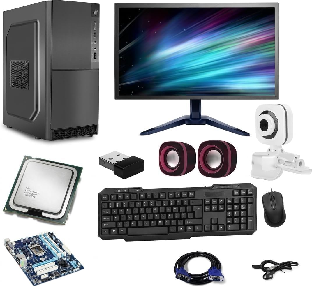 Core i5 Desktop Computer | 8GB RAM | 256GB SSD + 500GB HDD | Windows 11 | 1GB Graphics | 19 Inch Monitor | Keyboard & Mouse | Ready-to-Use Home & Office PC-image-17