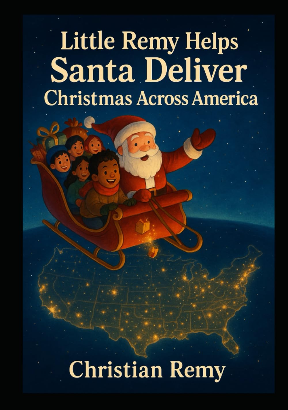 Little Remy Helps Santa Deliver Christmas Across America: A Magical Journey Through All 50 States and U.S. Territories (Our Solar System: A Journey Through Space)