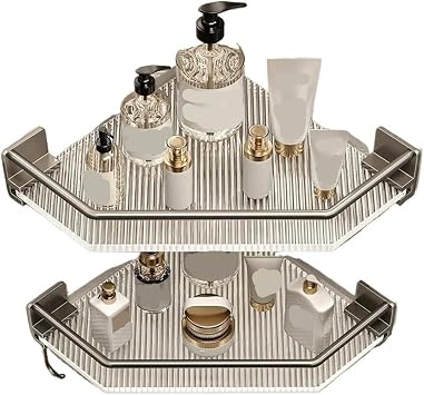 Batoom Acrylic E Wall Storage Ra Large Capaci Corner Sink Organizer No Drilling Required Cosmetic Storage Elf