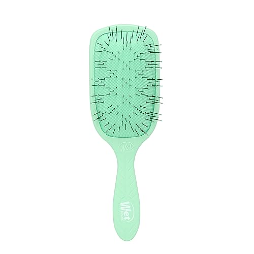 Miniatura 1 de Wet Brush Go Green - Cepillo desenredante de pelo grueso, cerdas IntelliFlex ultrasuaves con AquaVent - Afloja suavemente los nudos mientras