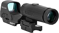 Vista 4 de HOLOSUN 510C & HM3X Combo RED/Green Multi-Reticle Circle Dot Open Reflex Sight w/3x Flip-to-Side Magnifier 510C-HM3X