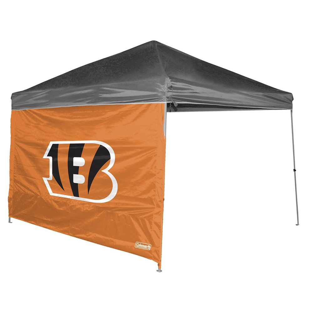 NFL Cincinnati Bengals Straight Leg Canopy Wall, 10 x 10, Orange