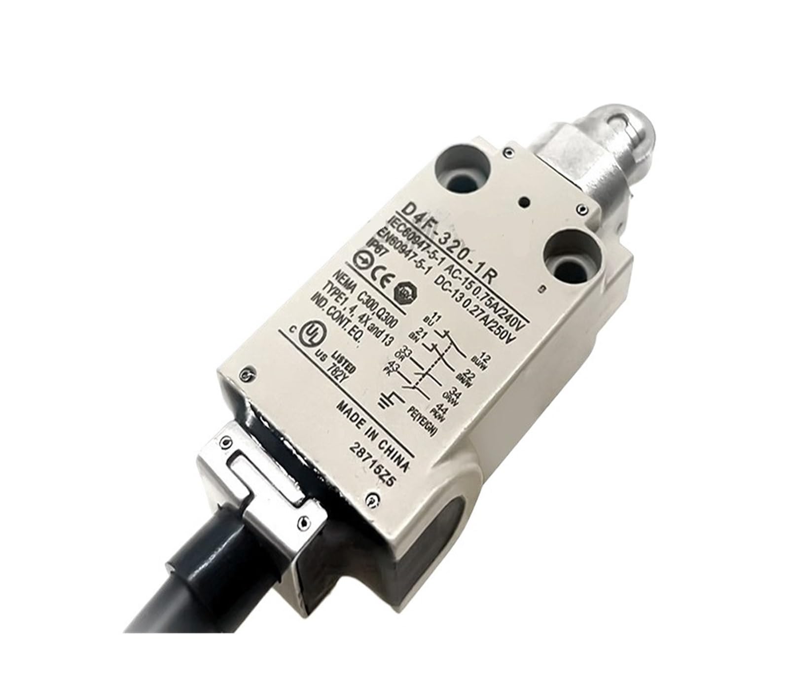 Zvqysgiw One Color Travel Limit Switch D4f-120-3Rd4-120-1R1d4-102-5R-1D(D4f-102-1D)