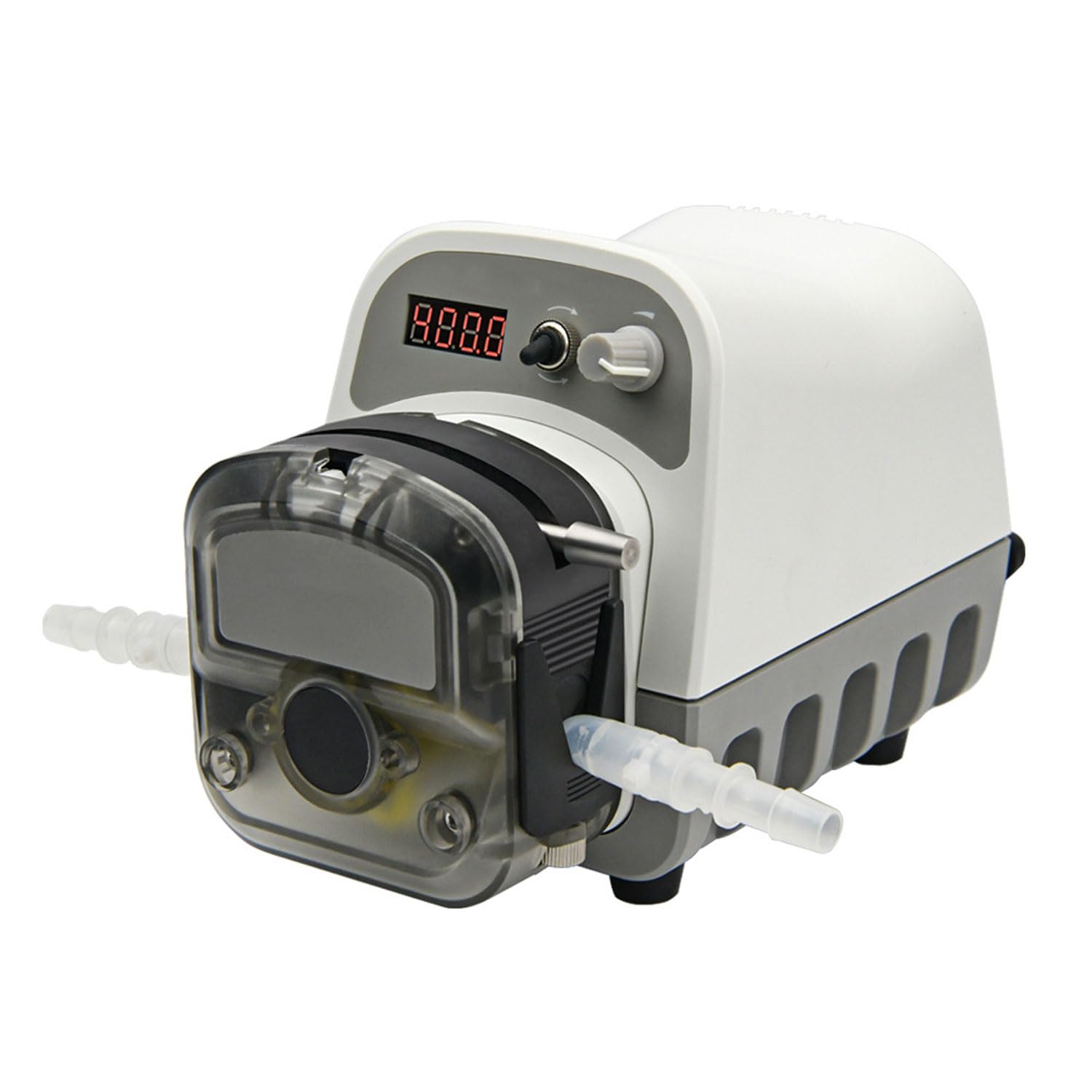 XNZJHPP Intelligent Peristaltic Pump, 1500ml/min Liquid Dosing Pump, 400rpm, Forward/Reverse Switch, Display for Experiments, Industry, Food, Home Use