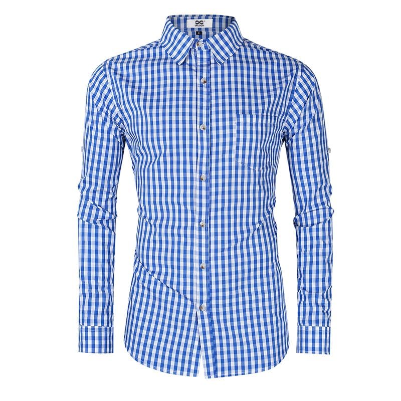 Men's German Bavarian Oktoberfest Casual Plaid Dress Shirt Checkered Button Down Shirts Long Sleeve Classical Shirts2
