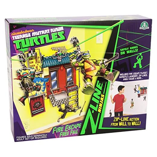 TORTUGAS NINJA - Playset Z Line Escalera de Incendios (Giochi Preziosi 95040)