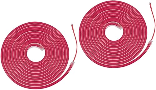 OSALADI 2 juegos de tira de neón de neón de luz de cuerda de luz LED luces decorativas flexibles LED de neón flexible tira de luces LED tira de