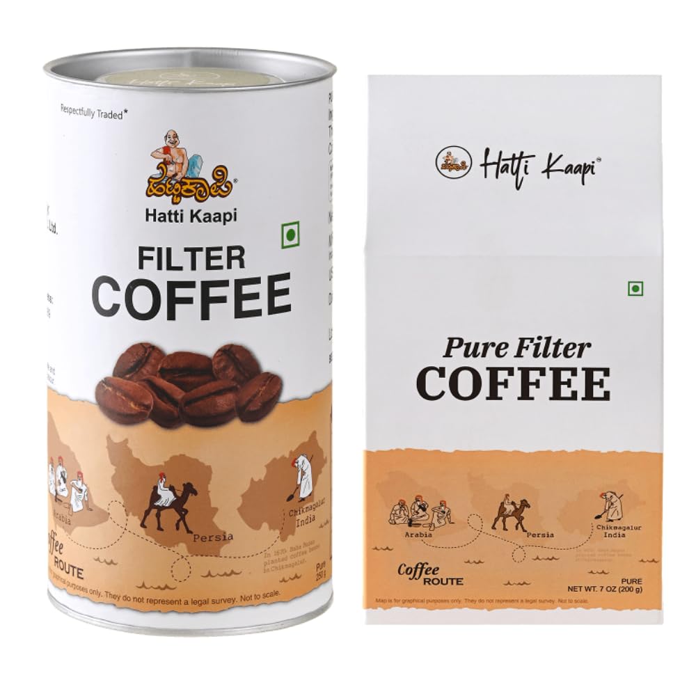 Hatti Kaapi Pure Coffee and Pure Coffee 450 Grams (Combo of 2)-picture-29