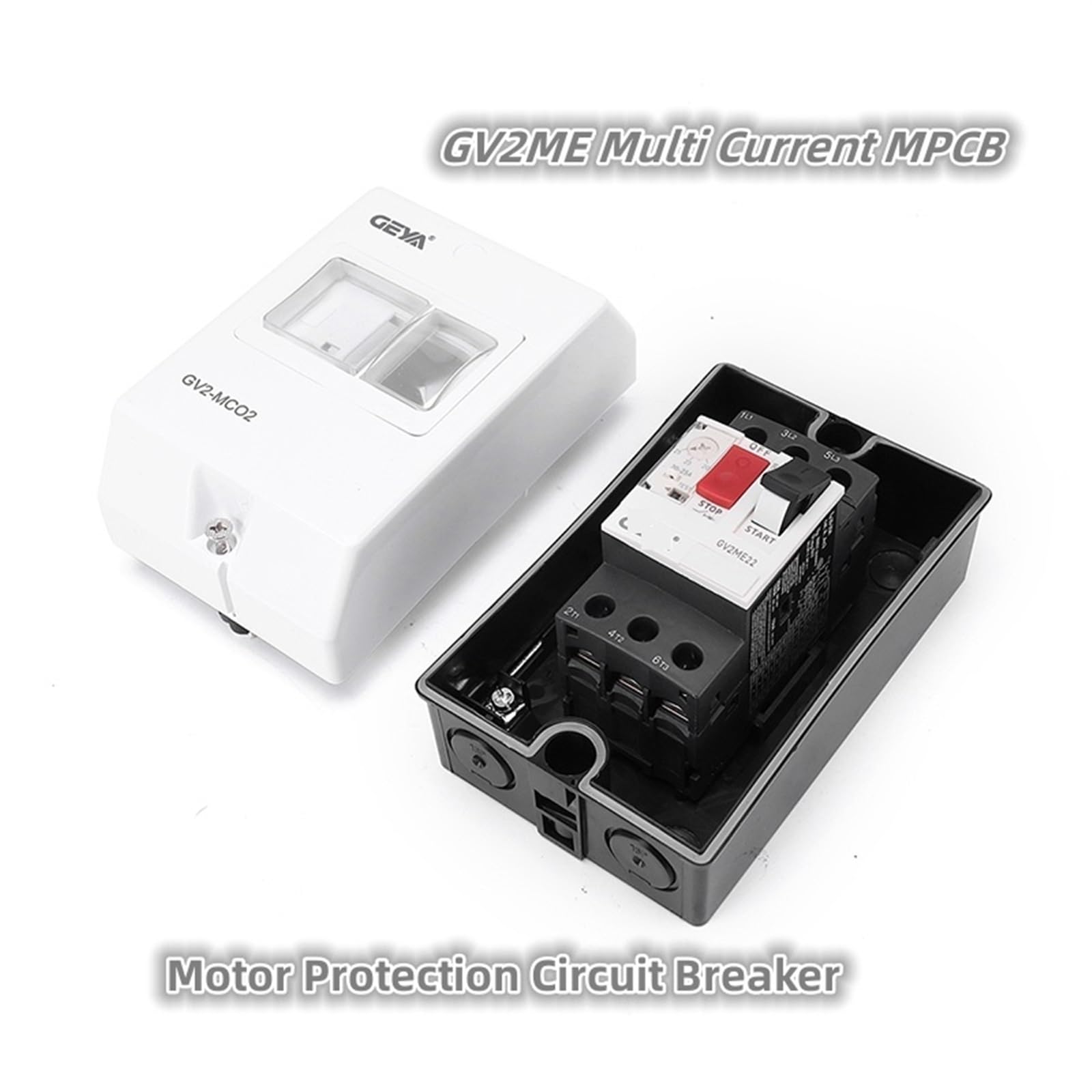 Wyłącznik zabezpieczający do rozruchu silnika GV2ME Magnetotermalny, zabezpieczenie przed przeciążeniem i zwarciem, wyłącznik automatyczny MPCB 32 A, 1 sztuka (MPCB BOX)