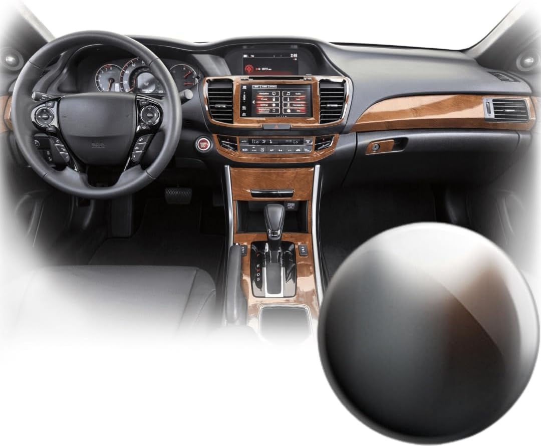 BDTrims Interior Dash Trim Kit Set Compatible with Chevrolet Corvette 197701982 | Dashboard Trim | Custom Dash (Black Carbon)