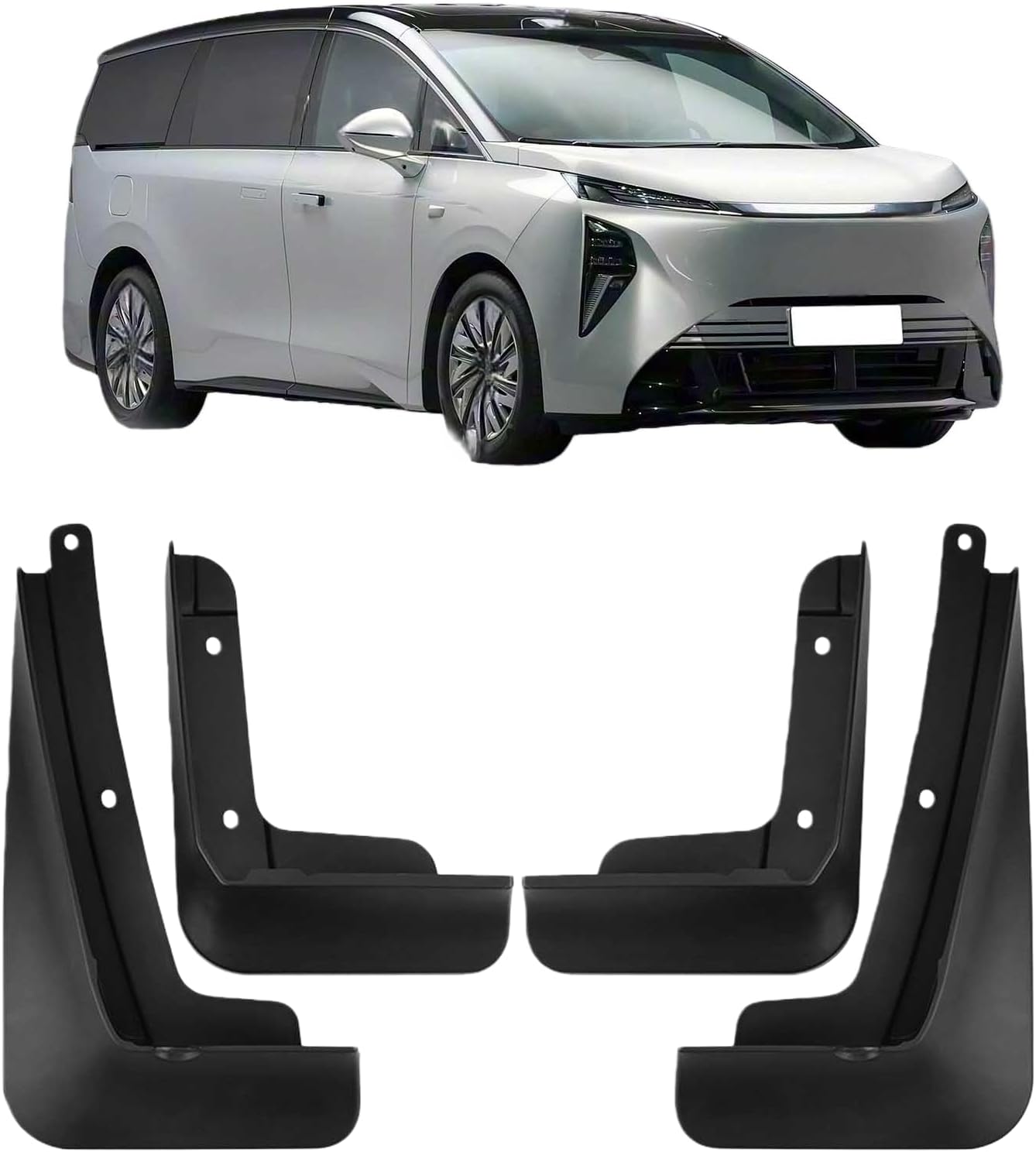 Mud Flaps for Buick GL8 Encasa Avenir 2026, No Drill Splash Guards Fenders 4PCS Front Rear Set All-Weather Protection