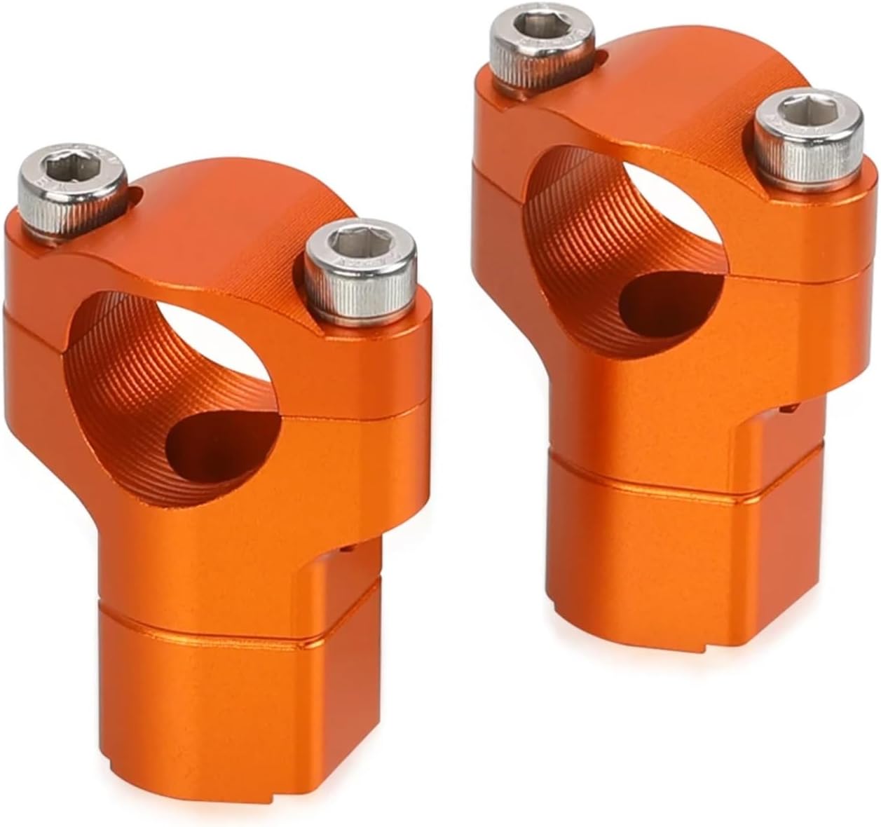 Motorcycle Handlebar Risers Compatible With Beta For RS 125-498 For Models 2014 2015 2016 52mm Motorcycle Extend Mount Clamp Adapter Handlebar Riser Bar Clamp Mount(Orange)