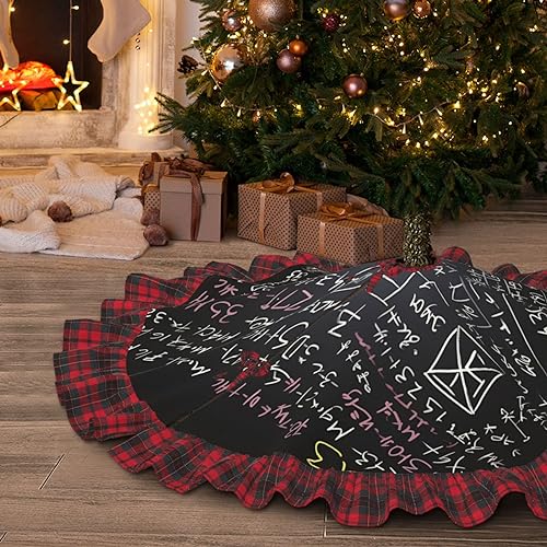 Jupe de sapin de Noël imperméable 122 cm pour décorations rustiques - 2