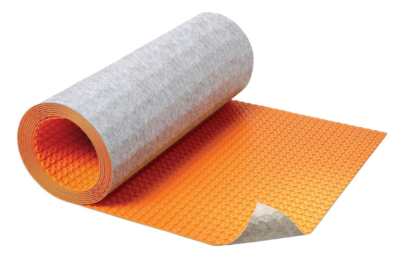 Schluter Systems DHD810M Ditra Heat Duo DHD810M Discouplage et imperméabilisation pour chauffage au sol Membrane polypropylène 8 mm d'épaisseur Rouleau de 10 mètres carrés
