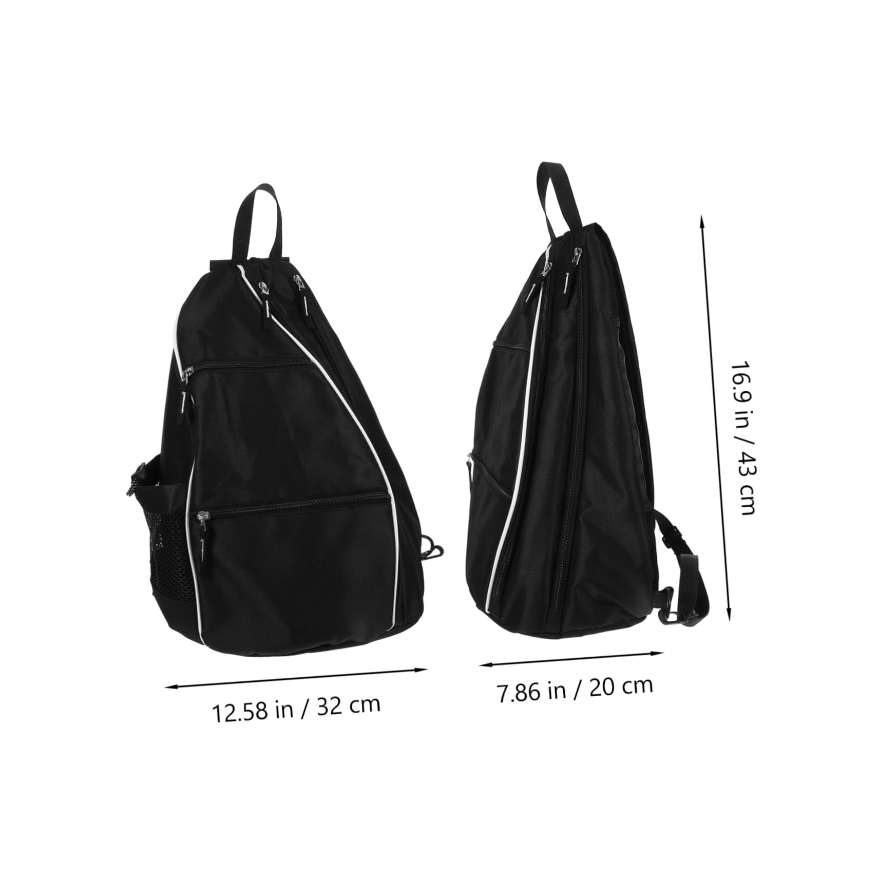 Mikikit Sports Ball Racket Bag Outdoor Protector Backpack for Racket and Ball Accessories Lightweight Compact Design for Easy Travel and Storage