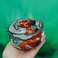 Amazon|うつわ魯庵 美濃焼 和田一人 抹茶碗 湯呑み 12cm 山笑ふ 日本 Amazon|うつわ魯庵 美濃焼 和田一人 抹茶碗 湯呑み 12cm 山笑ふ 日本