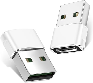 Basesailor USB to USB C Adapter,Type C Female to A Male Cable Converter 2P