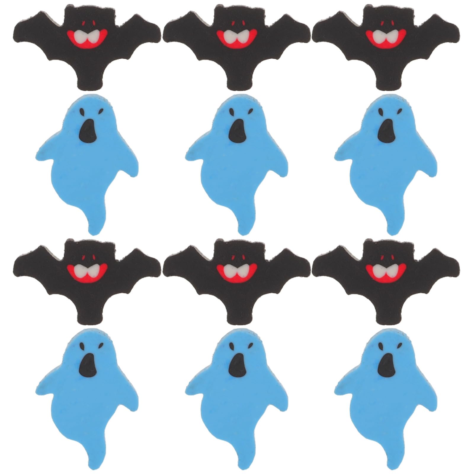 GALPADA 200 szt. gumek do mazania na Halloween, śliczne, duchy, nietoperz, zwierzęta, mini gumki do mazania na Halloween, artykuły dekoracyjne na imprezy, nagrody w klasie, upominki na imprezy