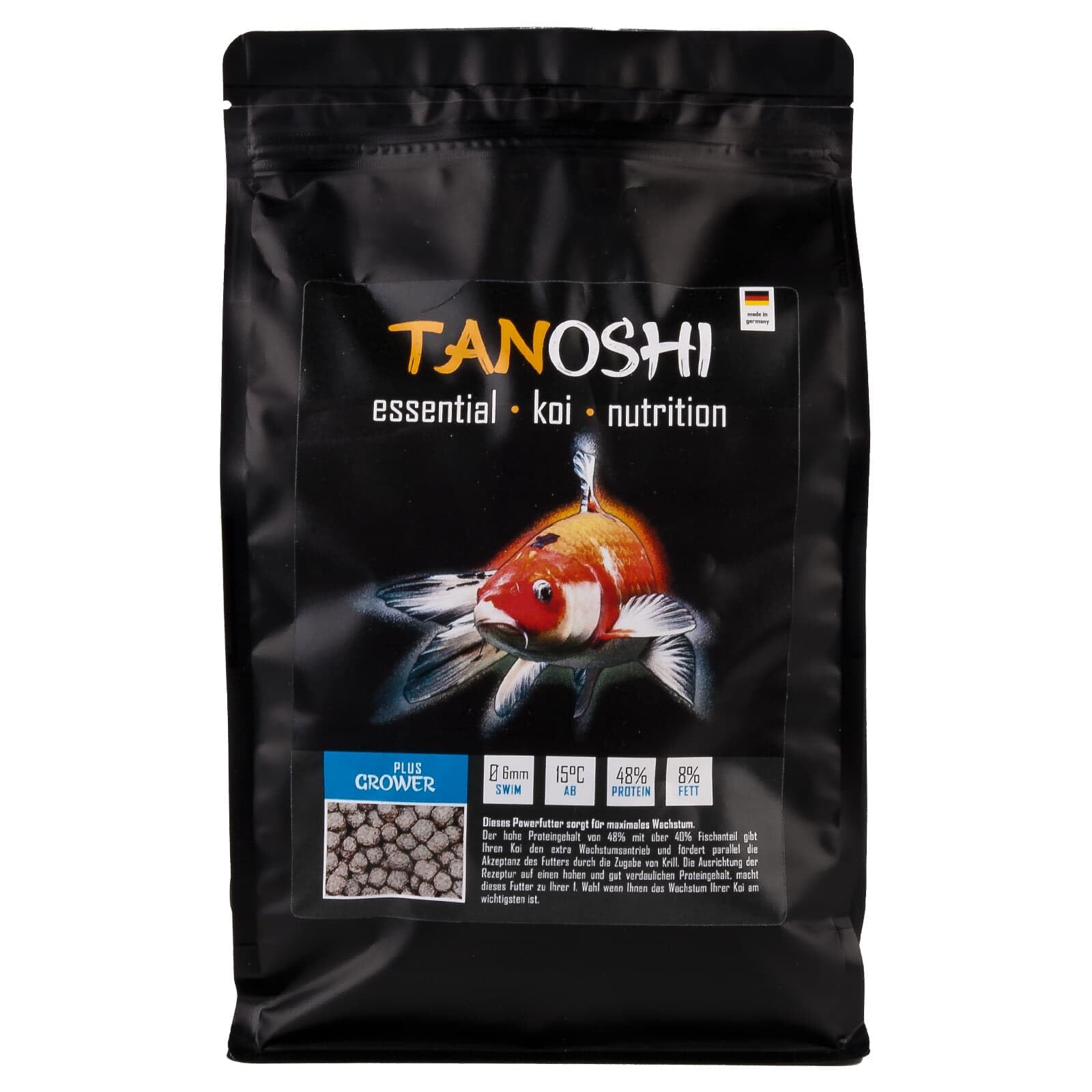 Mangime Premium Per Koi KI-JA-KO Wheatgerm 3kg - Alimentazione Primaverile E Autunnale