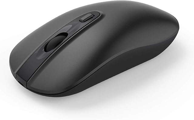 cimetech Wireless Mouse Rechargeable, Optical Mouse Noiseless Cordless Computer Mice with USB Receiver and 2400 DPI 5 Adjustable Levels for PC Tablet Laptop Office Home Travel