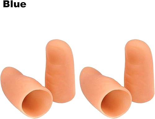 Miniatura 2 de 4 lámparas de dedo de luz azul para pulgares, accesorio mágico para fiesta de bar, lámpara de espectáculo, herramienta de broma de dedo falso,