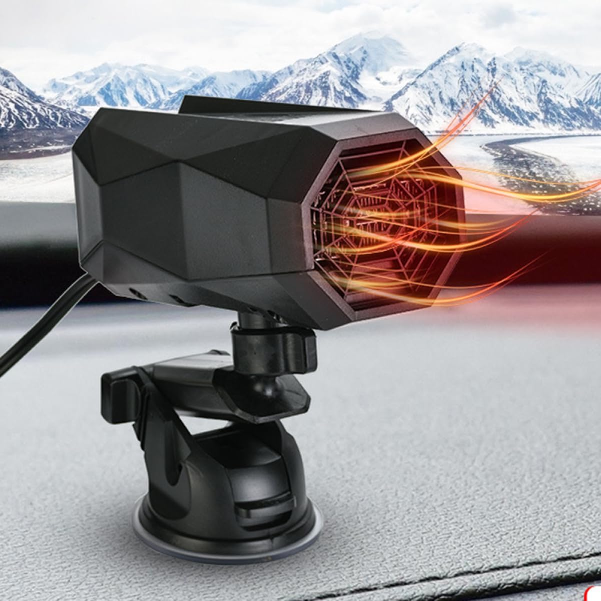PRETYZOOM 1pc Portable Vehicle Heater Easy Install Windshield Defogger for Cars Auto Heater Rapid Heating Safe Efficient Defogging Tool