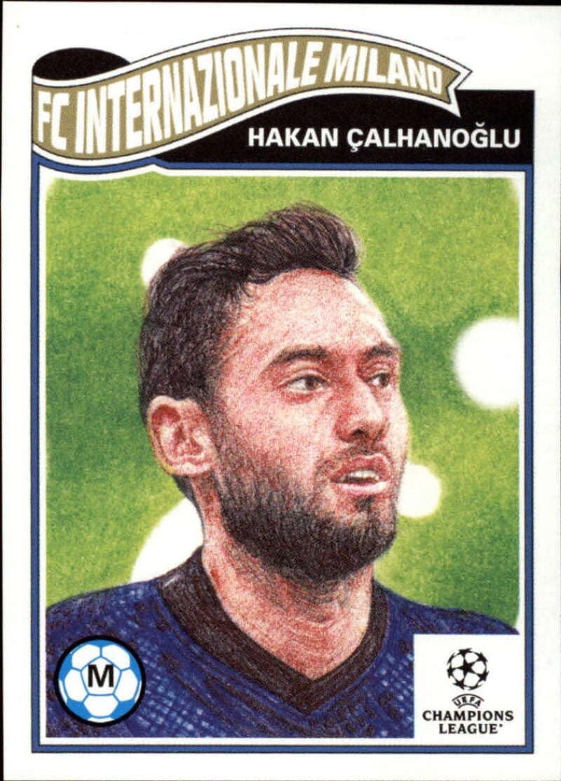 2022 Topps UEFA UCC UCL Living Set #482 Hakan Calhanoglu Inter Milan Official Champions League Club Competitions Soccer Trading Card (Stock Photo shown, Card straight from Topps, Limited Print Run, Near Mint to Mint Condition)