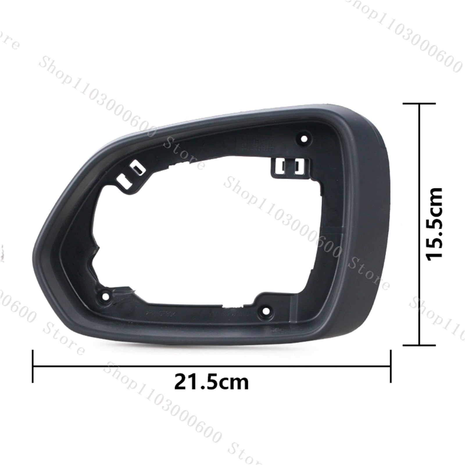 per MG, ZS EV 2017 2018 2019 2020 2021 2022 2023 Cornice specchietto retrovisore laterale nera Sostituzione della custodia dello specchio(Right)