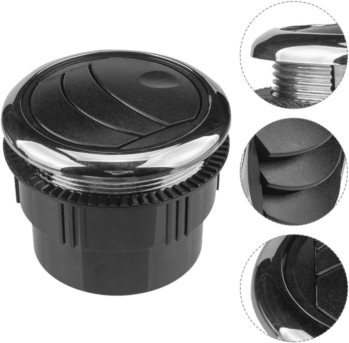 Luxshiny A1153-03 ABS Air Conditioning Vent Outlet Electroplated Knob