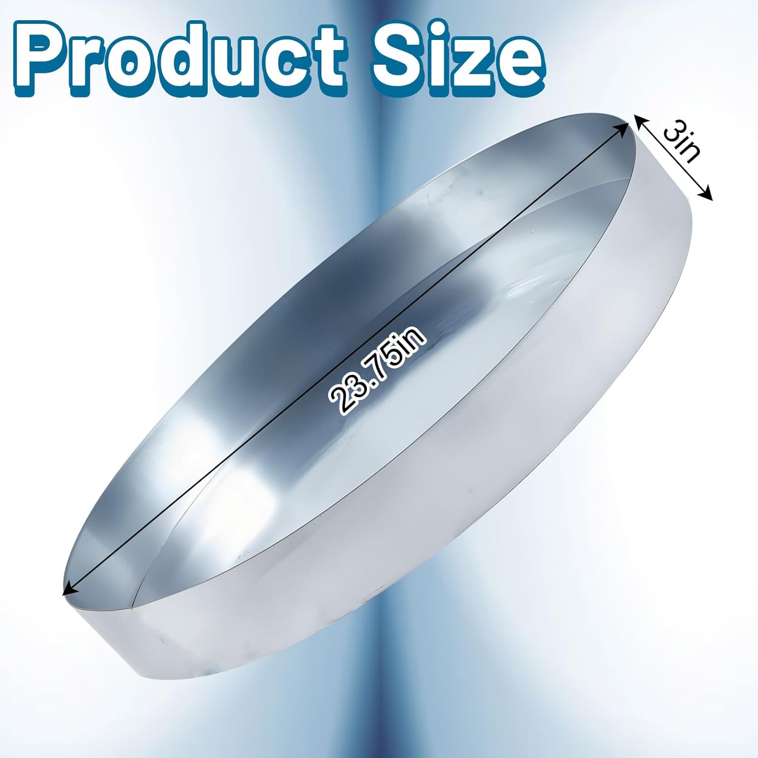 Zonon 55 Gallon Galvanized Steel Drum Lid 3" Deep Heavy Duty Slip Easy Open Cover Lid for Game Feeder Fits Most 55 Gallon Barrels