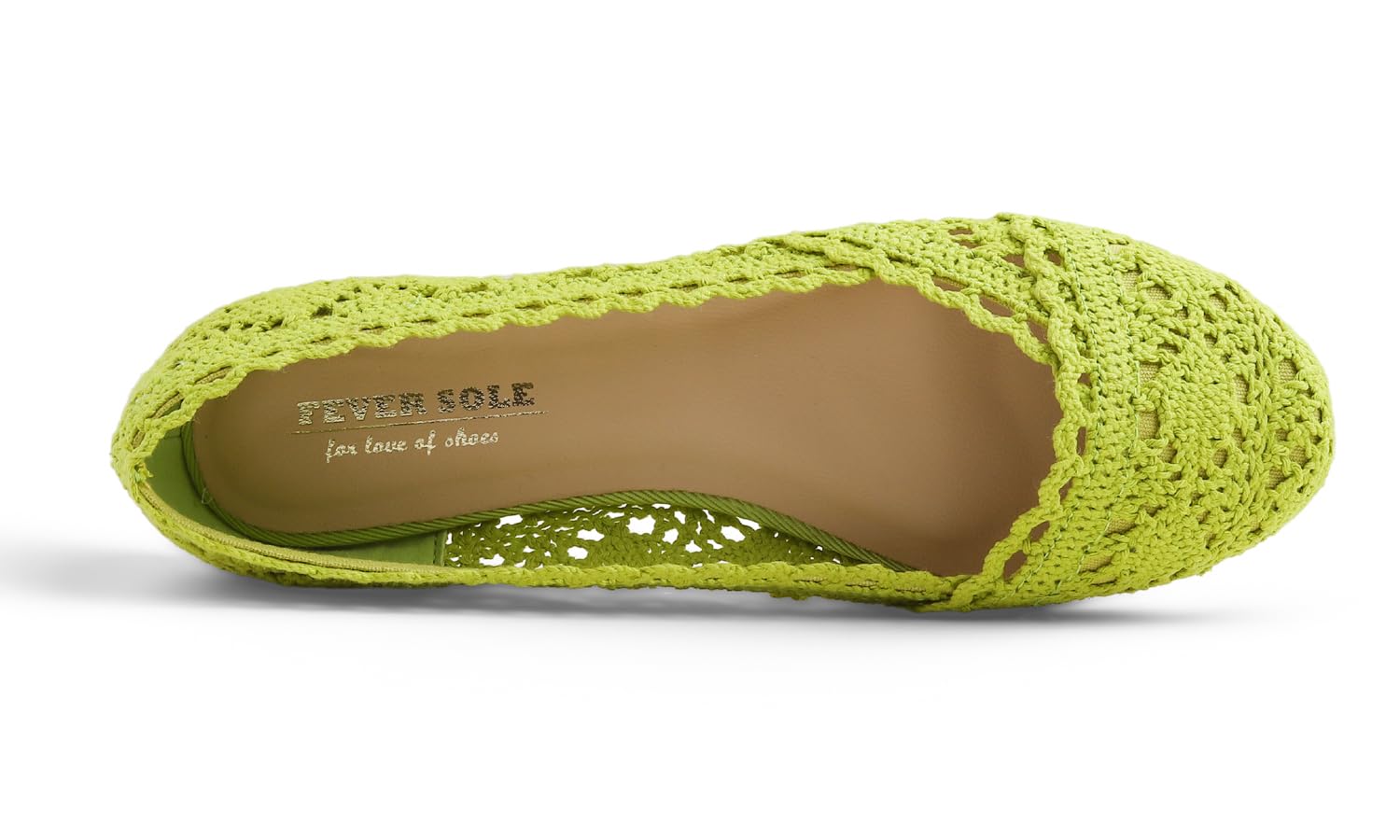 Feversole Women's Fashion Round Toe Ballet Crochet Flat,Ballerine à Bout Rond à Mode nœud Papillon Femme