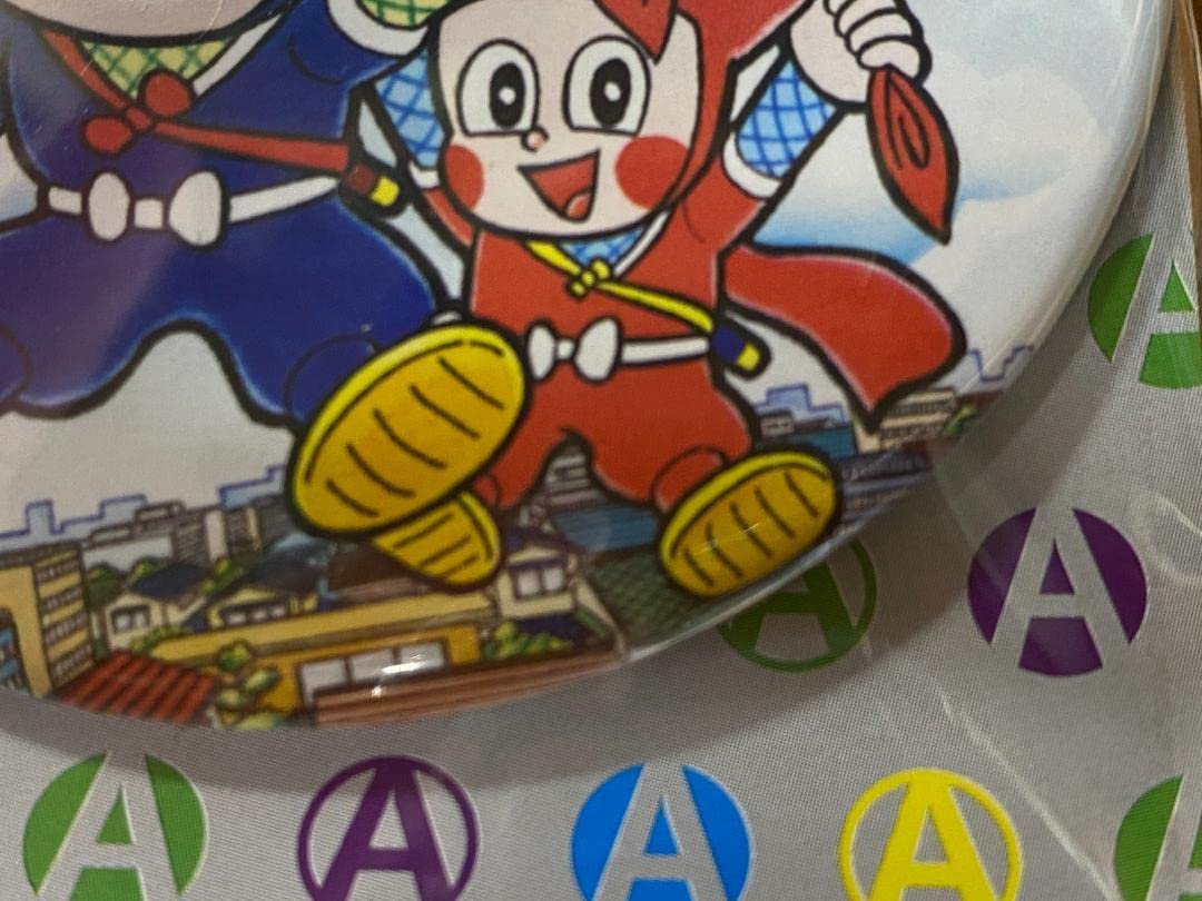 Amazon | 忍者ハットリくん 缶バッジ ハットリハンゾウ01 バッチ 藤子