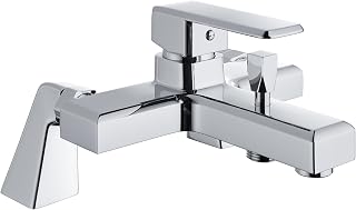 MORADO Badewannenarmatur mit Einhebelmischer,Armatur für die Badewanne,Wannenarmatur für Badewanne,Deckmontage,Chrom