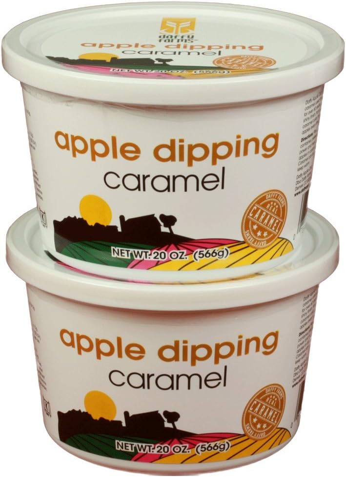 Daffy Farms Traditional Apple Dipping Caramel - Two 20oz Containers