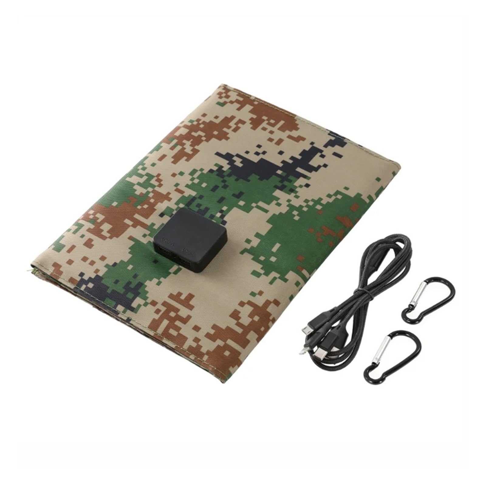 Składany Panel Słoneczny, Składany Panel Solarny Z Torbą Składana Dual USB,do domu, na kemping