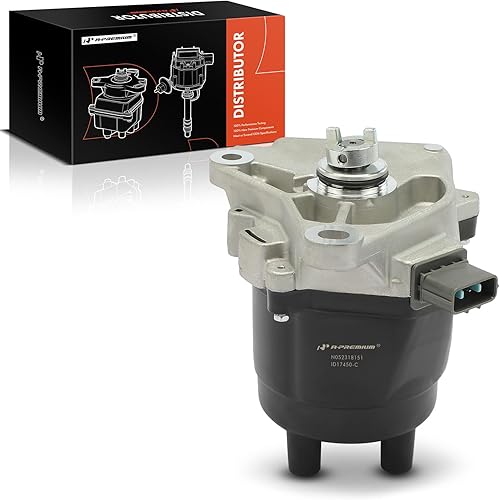 Miniatura 1 de A-Premium Distribuidor de encendido con tapa y rotor compatible con Honda Accord 1999 2000 2001 2002 2.3L