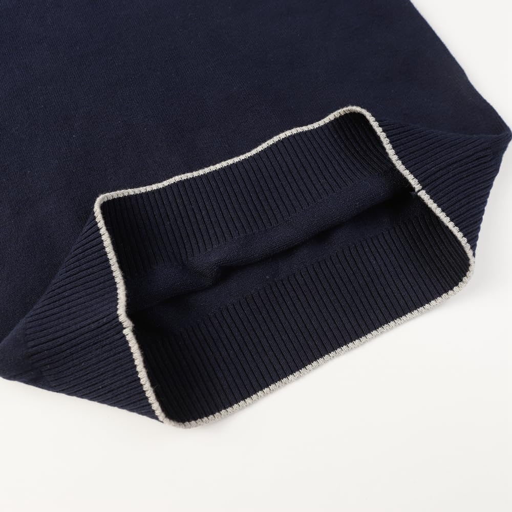 Boys and Toddlers' Long Sleeve V-Neck Sweater Kids Casual Knit Pullover