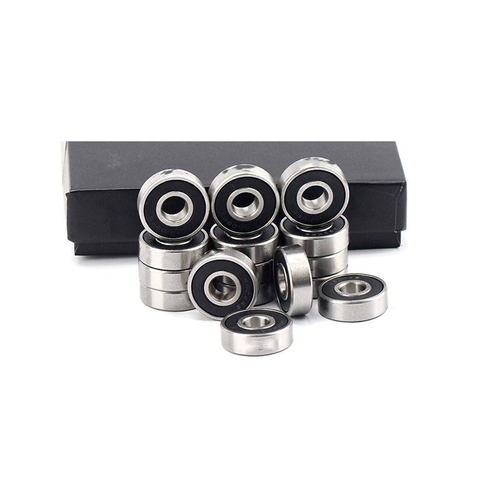 Rodamientos S608-2RS Rodamientos de Patines de Acero Inoxidable 8x22x7mm Rodamientos de Patines de Velocidad de Rodillos en línea Longboard Scooter Bearing 608